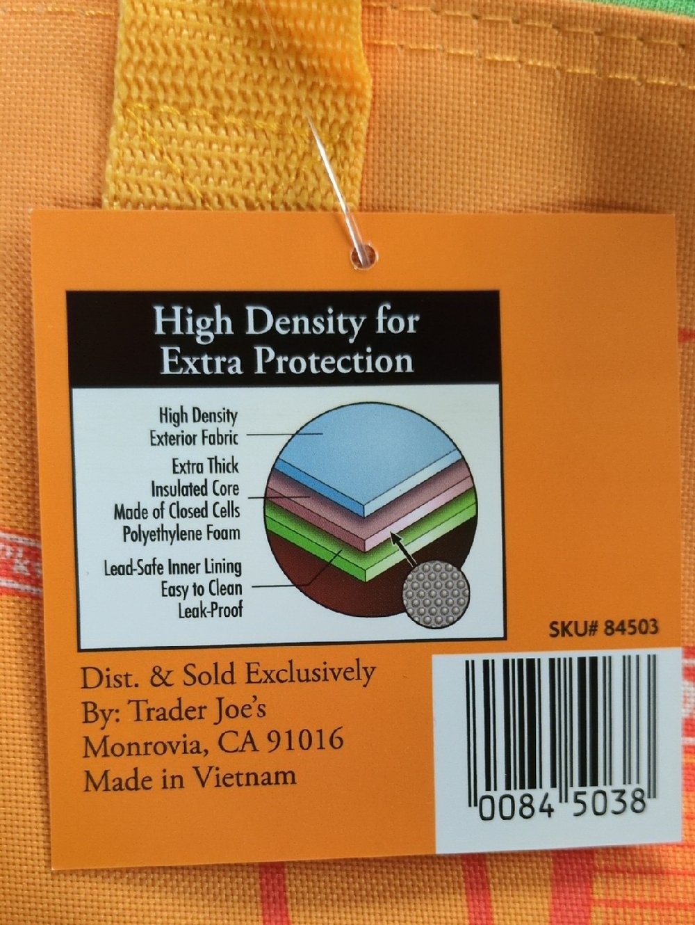 Trader Joe's Mini Insulated Bag and Trick or Treat Canvas Tote Bag Set - Picture 8 of 9
